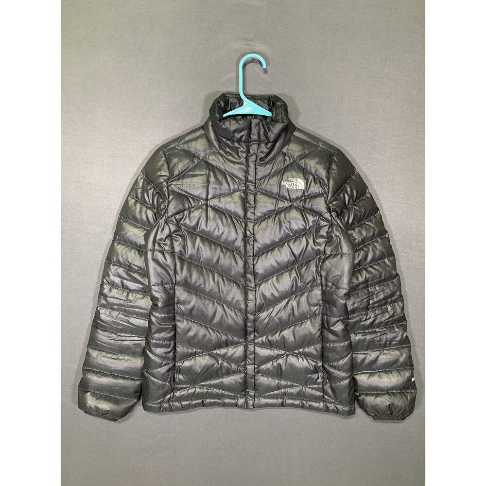The North Face Down Coat 550 Womens Jacket Puffer Zip High Neck Quilted Small